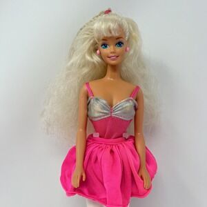 Vtg Barbie Doll Ballerina White Legged Barbie 1966-1976 in pink ballet outfit